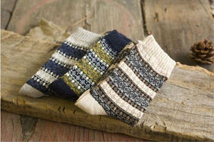 Vintage Striped Totem Winter Socks - Kennedy Fashion