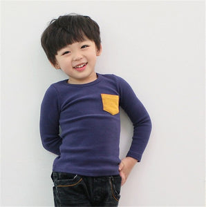 Soft Toddler Solid Cotton T-Shirt