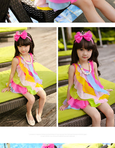 Bella Summer Rainbow Dress - Kennedy Fashion