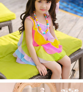 Bella Summer Rainbow Dress - Kennedy Fashion