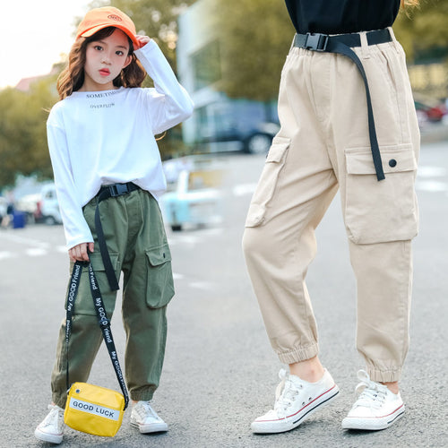 Cargo Pocket Loose Pants - Kennedy Fashion