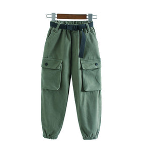 Cargo Pocket Loose Pants - Kennedy Fashion