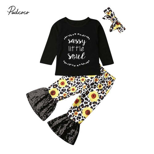 Sassy Little Sunflower Set - Kennedy Fashion