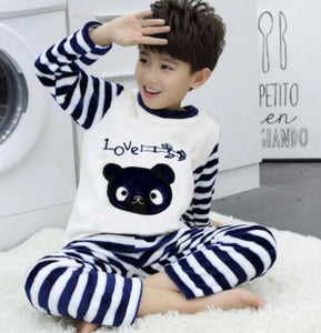 Cartoon Flannel Sleepwear