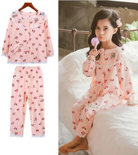 Load image into Gallery viewer, Spring Autumn Lace Patchwork Pajama - Kennedy Fashion