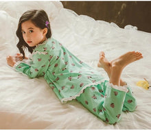 Load image into Gallery viewer, Spring Autumn Lace Patchwork Pajama - Kennedy Fashion