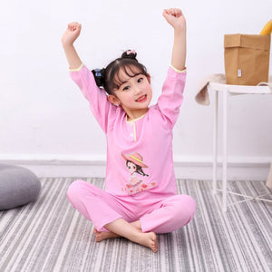 Cotton Long Sleeve Sleepwear Outfit - Kennedy Fashion