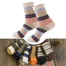 Load image into Gallery viewer, Vintage Striped Totem Winter Socks - Kennedy Fashion