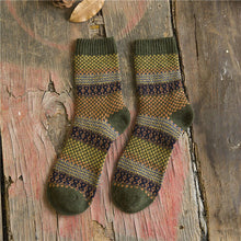 Load image into Gallery viewer, Vintage Striped Totem Winter Socks - Kennedy Fashion