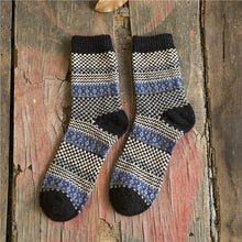 Load image into Gallery viewer, Vintage Striped Totem Winter Socks - Kennedy Fashion