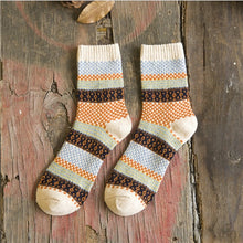 Load image into Gallery viewer, Vintage Striped Totem Winter Socks - Kennedy Fashion