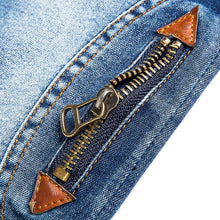 Load image into Gallery viewer, Elastic Waist Zipper Jeans - Kennedy Fashion