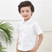 Load image into Gallery viewer, Solid Cotton Short Sleeve Formal Shirt - Kennedy Fashion