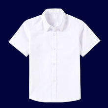 Load image into Gallery viewer, Solid Cotton Short Sleeve Formal Shirt - Kennedy Fashion