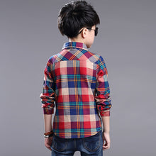 Load image into Gallery viewer, Long Sleeve Plaid Shirt - Kennedy Fashion