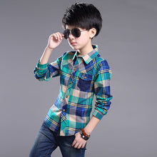 Load image into Gallery viewer, Long Sleeve Plaid Shirt - Kennedy Fashion