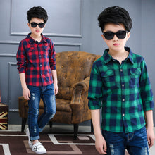 Load image into Gallery viewer, Collar Plaid Tops - Kennedy Fashion