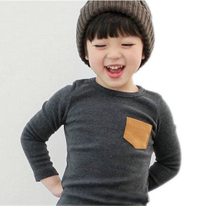 Soft Toddler Solid Cotton T-Shirt