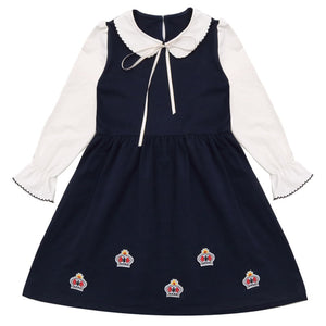 Spring Autumn Dress With Crown - Kennedy Fashion