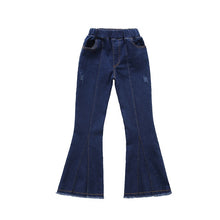 Load image into Gallery viewer, Denim Bell-bottom Solid Vintage Jeans - Kennedy Fashion